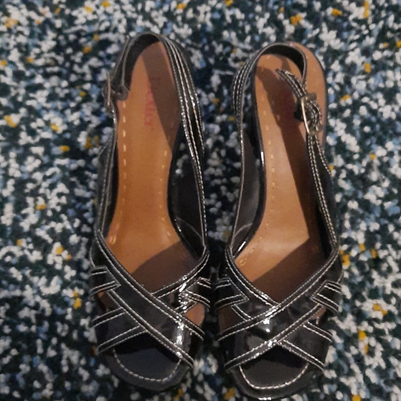 💥5 for 35$ 💥 Dexter High heels black sandals - Picture 2 of 6